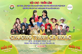 Hội chợ - Triển lãm Quà tặng, Sản phẩm Công nghiệp nông thôn tiêu biểu và sản phẩm OCOP gắn với Lễ hội ẩm thực món ngon Tây Nguyên năm 2025 khai mạc vào ngày 20/12/2025